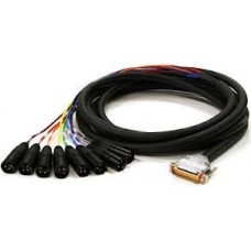 Roland SC-A0805DM 8-ch. D-Sub to XLR Male Fanout Cable